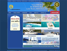 Tablet Screenshot of bareboat.com